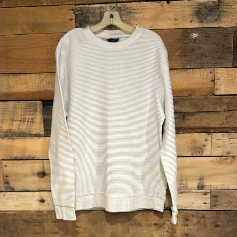Men's White Sweater Thin